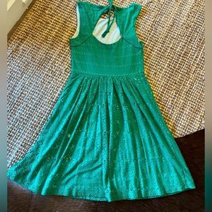 POSTAGE STAMP Sunstream Green Sleeveless Mini Dress Size S